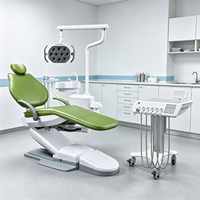 Fauteuil d'implantologie dentaire, fauteuil de chirurgie buccale, équipement dentaire complet avec éclairage LED à capteur pour clinique dentaire et hôpital