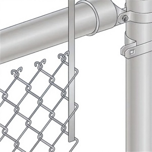รั้วตาข่ายสนามกีฬาโรงเรียน สนามบาสเก็ตบอล สนามฟุตบอล  วัสดุโลหะ ป้องกันได้ดี ประกอบง่าย ผลิตจาก PVC/ชุบสังกะสี - Product Image 1