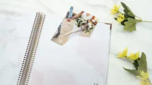 Planejador de casamento organizador espiral, diário de encadernação, capa dura, livro de visitas, seu dia perfeito para noiva, com adesivos, oferta imperdível