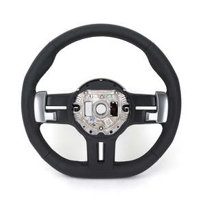 Volante de Cuero Negro Personalizado, Semi-Perforado, para Benz W204 W221 AMG W177 W212 W222 <span class=keywords><strong>W213</strong></span> W205 W211 W176 W166 X166 W167 - Product Image 2