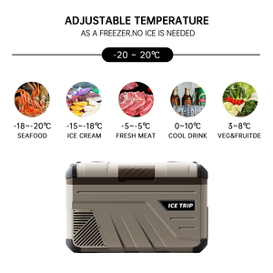 Compressor <b>Cooler</b> <b>Box</b> Outdoor Home Car Fridge Portable Camping 12V Refrigerator for 12V Compressor Refrigerator for Car - Product Image 5