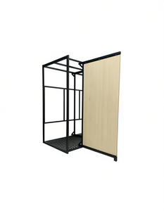 Display Stand 33x15x85cm Metal Freestanding Rectangle Minimalist Living Room Shelf - Product Image 1