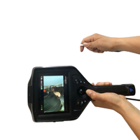 Caméra endoscopique industrielle avec écran IPS de 4,5 pouces, indice de protection IP67, zoom 5x, autonomie de 3 heures pour la détection de fuites dans les conduites de gaz