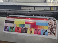 Film adhésif vinyle 120gsm/140gsm avec support pour impression UV/éco-solvant, surface brillante ou mate