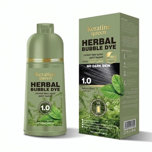 Shampoo Colorante per <span class=keywords><strong>Capelli</strong></span> a Bolle Facile da Usare, Shampoo Nero alle Erbe, <span class=keywords><strong>Tinta</strong></span> Naturale Semi-Permanente, Copertura dei <span class=keywords><strong>Capelli</strong></span> Grigi - Product Image 1