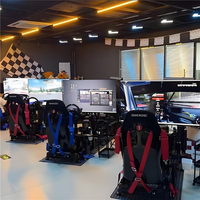 Simulateur de course F1 3DOF-6DOF pour machine d'arcade, jeu PC, voiture de course VR, éducatif, pour usage domestique, intérieur/extérieur, en fibre de verre et métal, pour aéroport