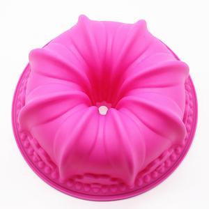 Moldes antiadherentes de silicona para hornear, moldes redondos de grado alimenticio, cacerolas para gelatina, gelatina - Product Image 1