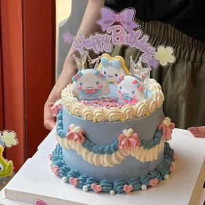 Adornos acrílicos para pasteles con diseño de miel y dulzura, estilo coreano, flores, decoraciones de cumpleaños para decoración de pasteles - Product Image 3