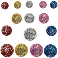 Nouvel arrivage US : Écussons brodés en nylon à paillettes étoiles et planètes, style disco, pour vêtements, bagages et chapeaux