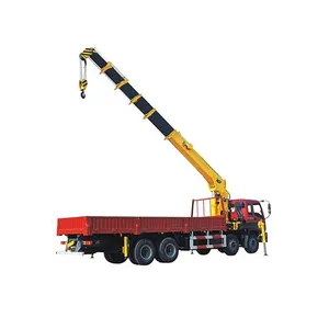 13 tonnellate XCMGbrand camion montato gru con telaio Shacman GSQS300-4 braccio dritto telescopico