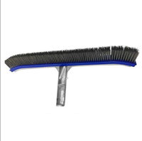 Brosse de nettoyage de piscine à tête sous vide en acier inoxydable 304 de 18 pouces de haute qualité, durable et efficace