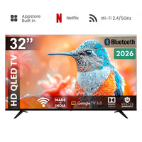 Televisor Inteligente 4K UHD FHD HD de 24 32 43 50 55 65 Pulgadas, Nuevo, Venta al por Mayor de Fábrica, 60Hz, Google TV, Sistema Operativo Android, Panel LED LCD QLED