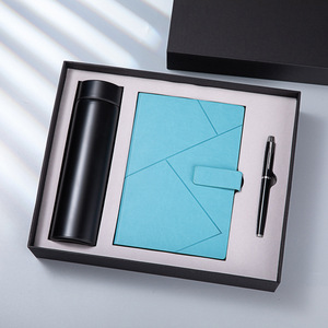 Hadiah bisnis baru hadiah cerdas kontrol suhu cangkir isolasi Set <span class=keywords><strong>Notebook</strong></span> pertemuan tahunan perayaan hadiah peringatan - Product Image 3