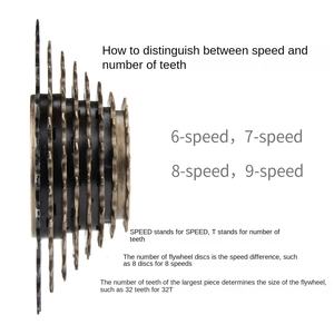 6/7/<span class=keywords><strong>8</strong></span>/9 velocidad <span class=keywords><strong>bicicleta</strong></span> <span class=keywords><strong>de</strong></span> montaña remolino <span class=keywords><strong>bicicleta</strong></span> velocidad Variable acero volante aluminio piñón para ciclismo - Product Image 4