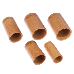 Aihao Brand 2024 Hot Product DropShipping 6cm Size 5PCS Hijama Cups Wholesale Bamboo Jar Cupping - Product Image 1