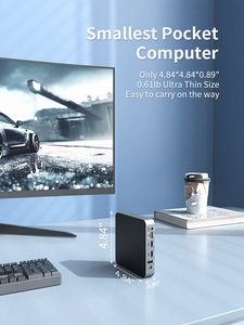 S1 RGB Mini <span class=keywords><strong>PC</strong></span> M.2 SSD Mini computadora INTEL Alder Lake N95 N100 computadora para juegos Pantalla LCD Mini torre vertical - Product Image 6