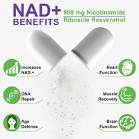 Complément alimentaire liposomal Acentiallabs à base de nicotinamide riboside et de resvératrol, booster de NAD en capsules pour la peau