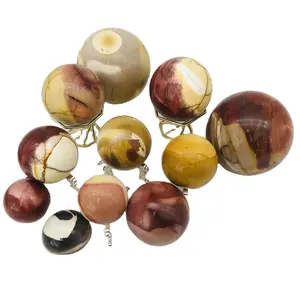 Wholesale Natural Crystal Polished Healing Gemstones Crystal Ball Mookaite Jasper Stone Mookaite Sphere For decoration