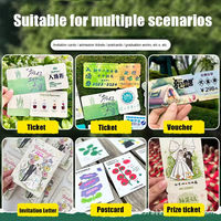 Carte de remerciement personnalisée en papier de graines écologique, invitation de mariage durable, cartes de graines plantables multi-formes