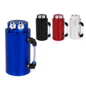 Auso-Racing D1 - Depósito de aceite redondo de metal azul para mejora de motor con tubo de recogida y accesorios - Product Image 3