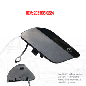 タイヤフックカバーリア車バンパートレーラーカバーOEM 205-885-0224 205 885 0224 2058850224メルセデスW205 Cクラス15-18用 - Product Image 4