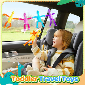 Tubes extensibles dinosaures anti-stress pour enfants, cadeau gratuit pour les fêtes, idéal pour les voyages en avion, en voiture et les jeux intérieurs silencieux - Vente chaude - Product Image 2