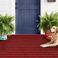 Outdoor Runner Rug Indoor Non-Slip Area Rugs Custom Size Polyester Machine Washable TPEBacking Carpet Runners Hallway Kitchen