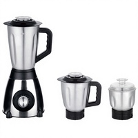 5 kecepatan 3 in 1 600W 1,5 l Stainless Jar tubuh listrik kuat es penghancur Blender
