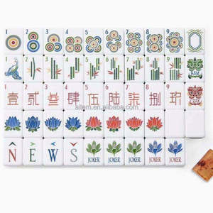 Fichas de Mahjong Acrílicas de Estilo Americano de 4 Capas de Primera Calidad al por Mayor para Entusiastas del Mahjong Americano y Juegos de Viaje - Product Image 2