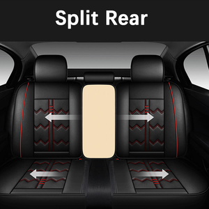 Xiangta ที่หุ้มเบาะรถยนต์หนังกันน้ำ, อุปกรณ์ตกแต่งภายในชุดป้องกันที่นั่ง3D รถ9D อเนกประสงค์ - Product Image 5