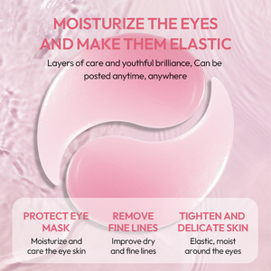 Patch Occhi in Idrogel con Peptidi PDRN e Caffeina per la Cura delle Rughe e delle Occhiaie - Maschera Occhi <span class=keywords><strong>ROSA</strong></span> - Product Image 3