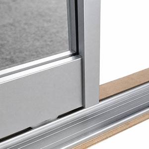 <span class=keywords><strong>Porte</strong></span> de placard <span class=keywords><strong>coulissante</strong></span> miroir Wekis, cadre en aluminium noir, système double panneau à glissière pour armoire et <span class=keywords><strong>dressing</strong></span>, fourniture pour projets - Product Image 5