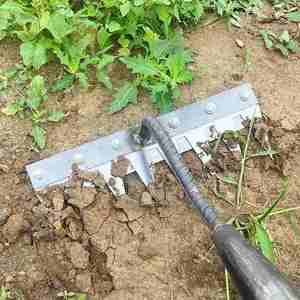 Công cụ làm cỏ và làm đất có thể tháo rời-Cào Thép Mangan với lưỡi cắt tích hợp - Product Image 1