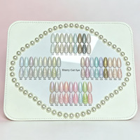 Nouveau design : Kit de vernis gel œil de chat magnétique, 36 couleurs néon, personnalisable