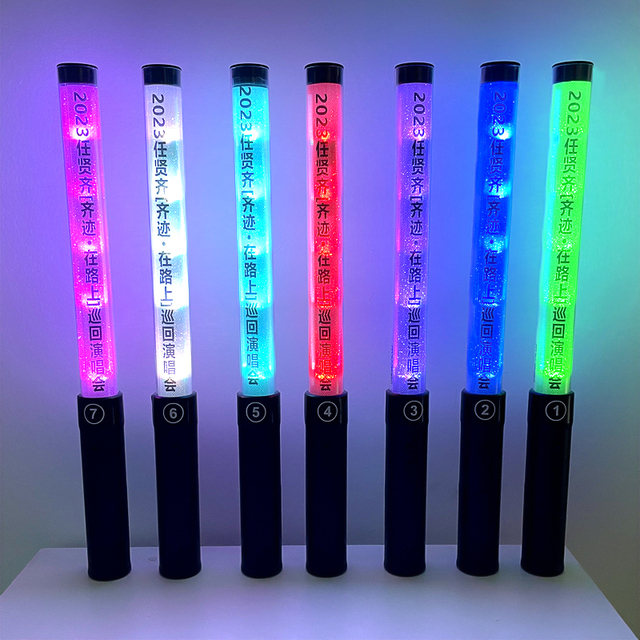 Wholesale Plastic Led Light Stick Colorful Glowing Luminous Stick Party Favors Christmas Supply Glow in the Dark Sticks