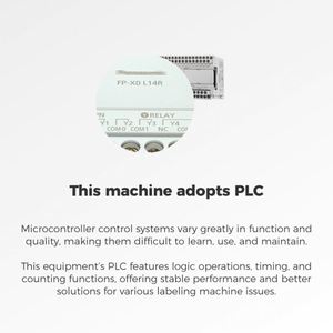 Machine d'étiquetage semi-automatique de haute précision, étiqueteuse adhésive intelligente de bureau, mini-étiqueteuse pour petites étiquettes, pièces électroniques 3C, codes-barres - Product Image 5