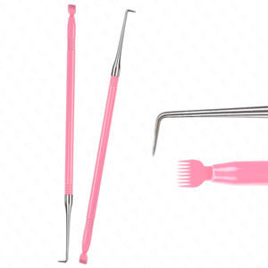 Herramienta de elevación de pestañas con ranuras de acero inoxidable, servicio OEM, diseño personalizado y herramienta de elevación de pestañas, herramientas de belleza de pestañas - Product Image 1