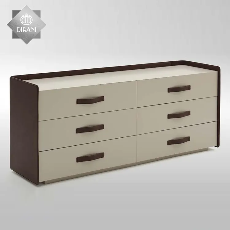 Handgemaakte Zes Lade Buffet Side Kast Kleine Meubels Mdf Tool Opslag Buffet Wedding Side Kast