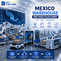 Service d'expédition d'articles en un seul colis depuis l'entrepôt du Mexique, avec emballage personnalisé, étiquetage, reconditionnement et expédition de commandes e-commerce