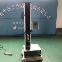 Machine d'essai de traction numérique à colonne unique Zhongchuang 2kN 5kN, personnalisable pour le caoutchouc, le plastique, le textile, les câbles, certifiée CE