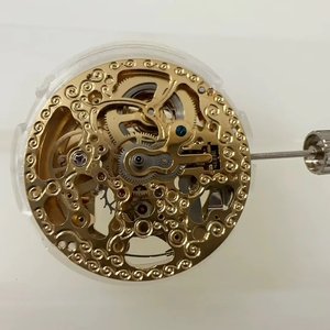 Movimiento Mecánico Doméstico para Reloj Hangzhou 2189, Movimiento Seiko Esqueletizado Dorado de Tres Agujas - Product Image 2