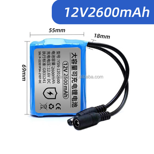 18650 3S1P 12V 11.1V 2600mAh 3000mA <strong>3500mAh</strong> Rechargeable <strong>Lithium</strong> <strong>Battery</strong> Pack for LED Solar Street Lamp Light - Product Image 5