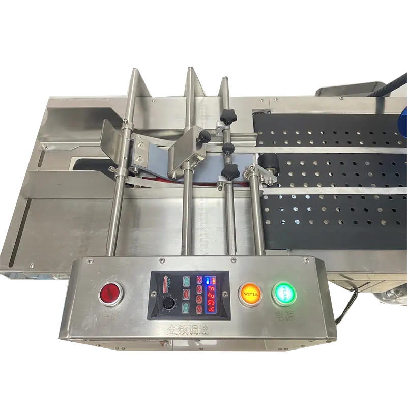 Máquina automática de etiquetas para bolsas, aplicador de etiquetas de mesa de fabricação profissional