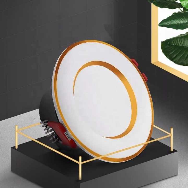 View of 7W Modern Round LED Downlight for Home Bedroom Surface Mounted Ceiling ...