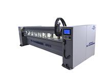 Máquina de Doblado de Paneles de Aluminio AP810 CNC Automática con Inyección de Pegamento PUR, para Doblado de Perfiles de Puertas de Muebles y Gabinetes