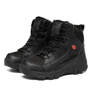 Botas de Trabajo Tácticas Profesionales para Hombre al por Mayor, Puntera de Acero, Aislantes, Seguras, Duraderas, Parte Superior de PU, para Todas las Estaciones, Botas de Senderismo y Misión - Product Image 6