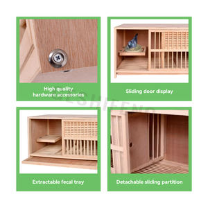 Casa <span class=keywords><strong>de</strong></span> pájaros <span class=keywords><strong>de</strong></span> madera comercial <span class=keywords><strong>de</strong></span> cuatro estaciones natural y respetuosa con el medio ambiente, jaula <span class=keywords><strong>para</strong></span> palomas, caja nido <span class=keywords><strong>de</strong></span> madera <span class=keywords><strong>para</strong></span> cría - Product Image 6