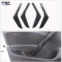 Kit de décoration de cadre de levier de vitesses style fibre de carbone GTI/AT, accessoires intérieurs complets pour Volkswagen Golf Mk6 2010-2012 LHD