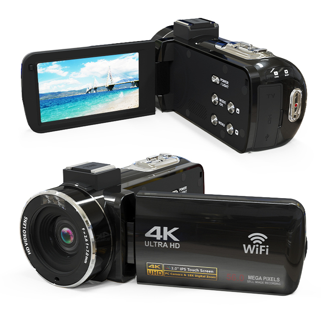 Portable Handheld Compact Multi-functional DV Digital Vlogging Camera With 270° Rotation Screen 4K Video Camcorder for Beginners