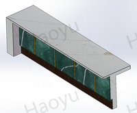 Ensemble de meubles pour club de bar, ktv, café, restauration rapide, comptoir de bar, comptoir de bar design avec LED en plastique pour la maison